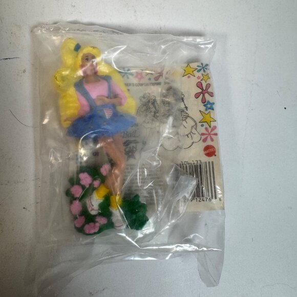 1990 McDonalds Barbie Happy Meal Toys Complete Set of 8 All Sealed Figurines Vtg - Picture 4 of 16